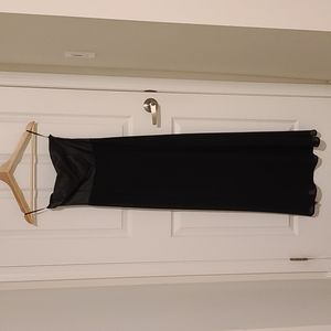 H&M, long black dress, size 6